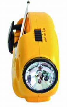 FM88-108kHz Dynamo Emergency Light FM Radio