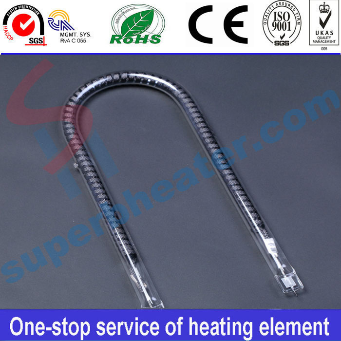 U Shape Carbon Fiber Heating Pipe Quartz Heater