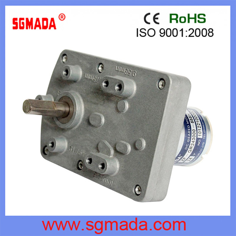 DC Gear Motor with ISO, Ce, RoHS for Industrial