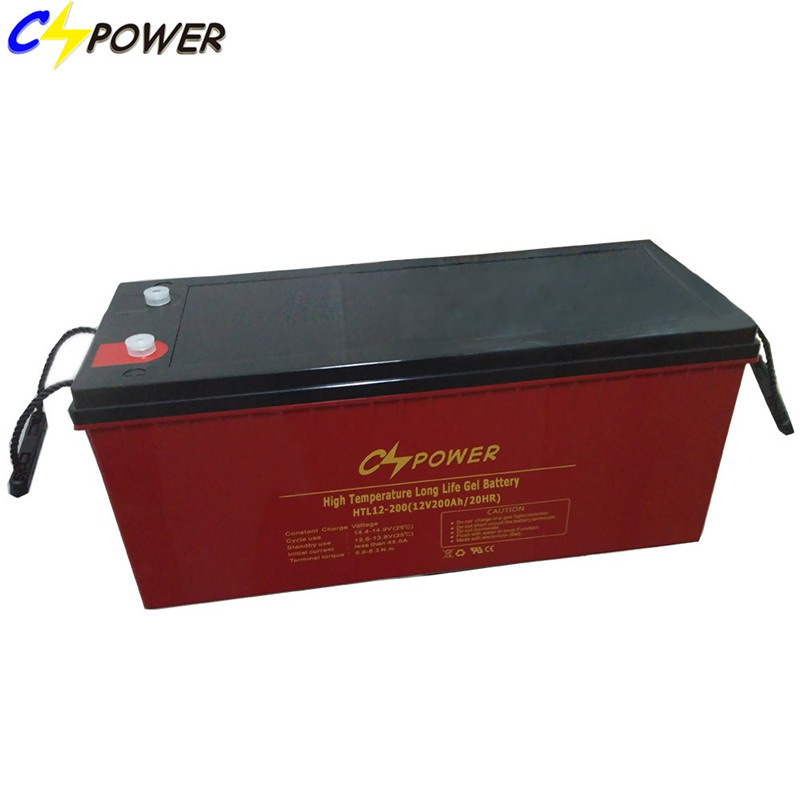 Rechargeable Gel Battery 12V200ah for Solar Panel/Charger Controller