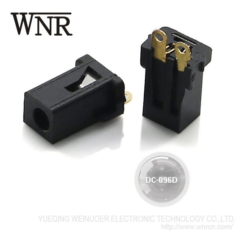 Good Quality Plug-in Type Bluetooth Mobile Phone Charge Power Jack, 2 Pin DC Power Connector DC-096D