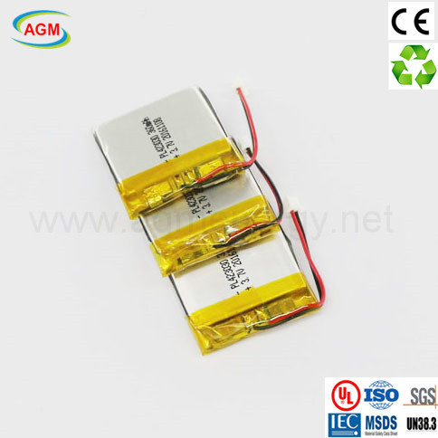 ODM Pl423030 360mAh 3.7V Lipo Battery Rechargeable Lithium Battery