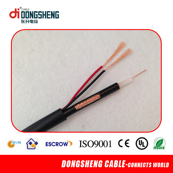 Rg59 Cable with 2c for Siamese/Camera/CCTV/CATV/Coaxial Cable