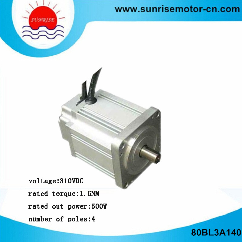 80bl3a140 310V 500W 3000rpm DC Motor/Electric Motor BLDC Motor