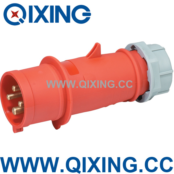 Qixing High-End Type Industrial Plug IP44 400V 4p 16A 6h