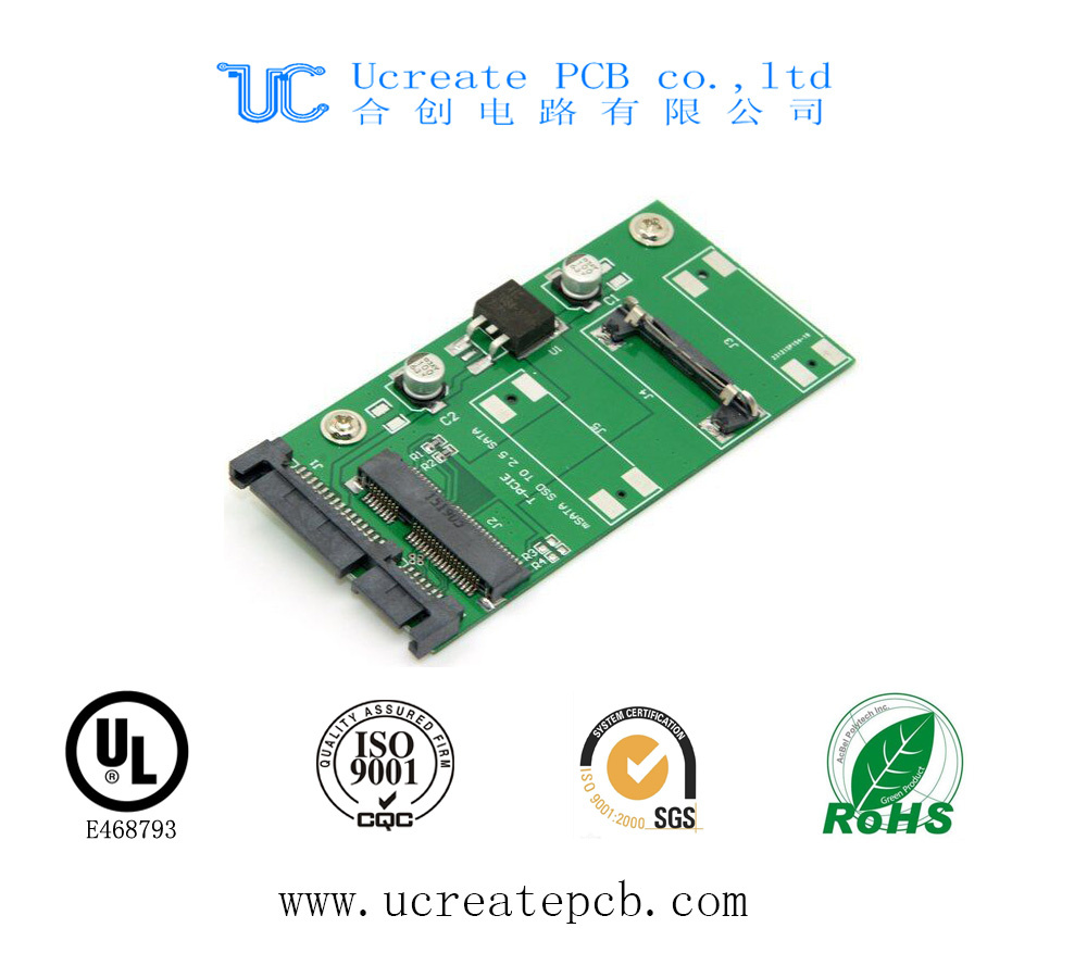High Quality PCB for Power Bank with Green Solder Mask