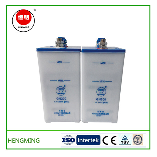 Gn200 Low Discharge Rate NiCd Alkaline Cell for UPS