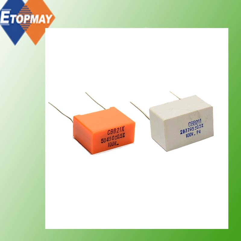 2016 Mini Box Type Metallzied Polyester Film Capacitor 103j 100V