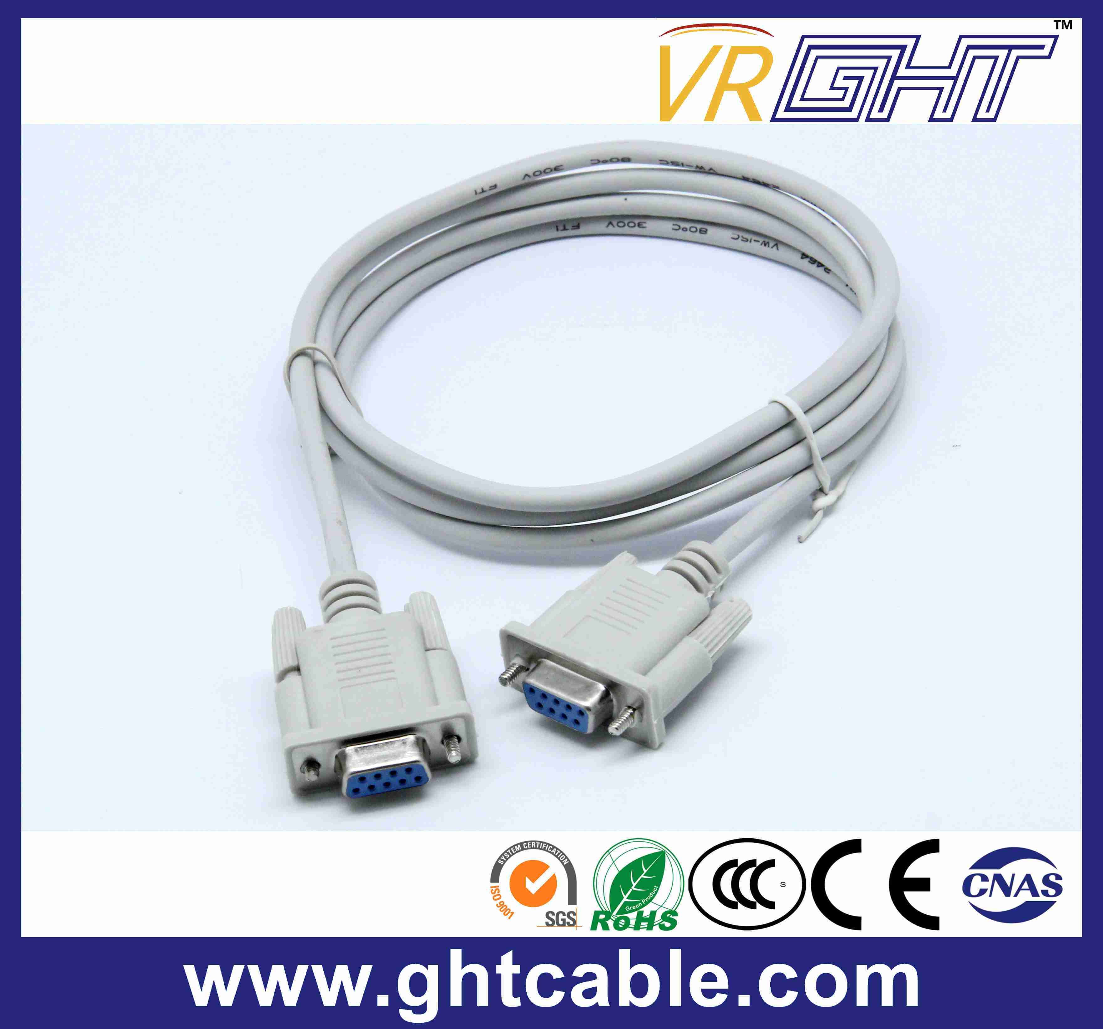 Female/Female 9pin VGA dB Computer Cable