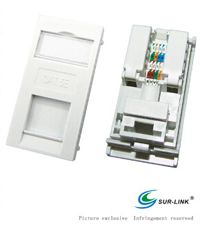 UK Type Tooless UTP Cat. 5e Module