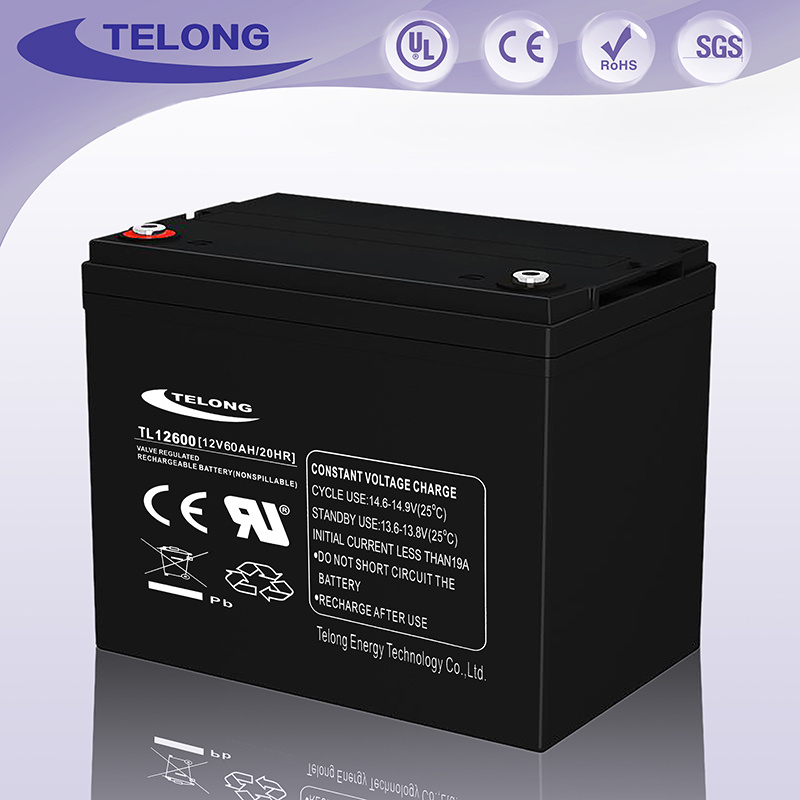 High Durability 12V60ah Rechargeable Solar Deep Cycle Lead-Acid Power Battery