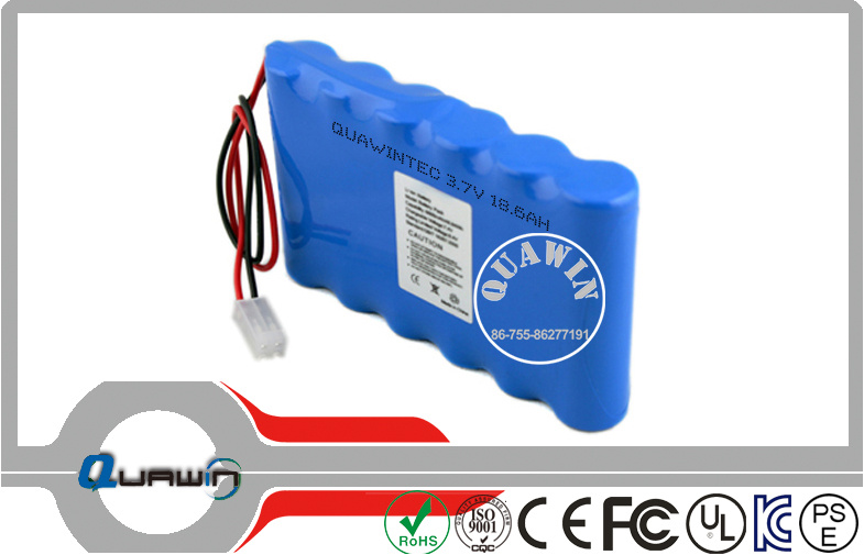 (1S6P) 3.7V 18600mAh Lithium Battery Pack