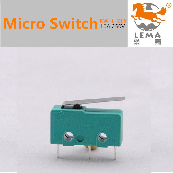 3A 250V Electric Tiny Micro Switch Kw-1-21s