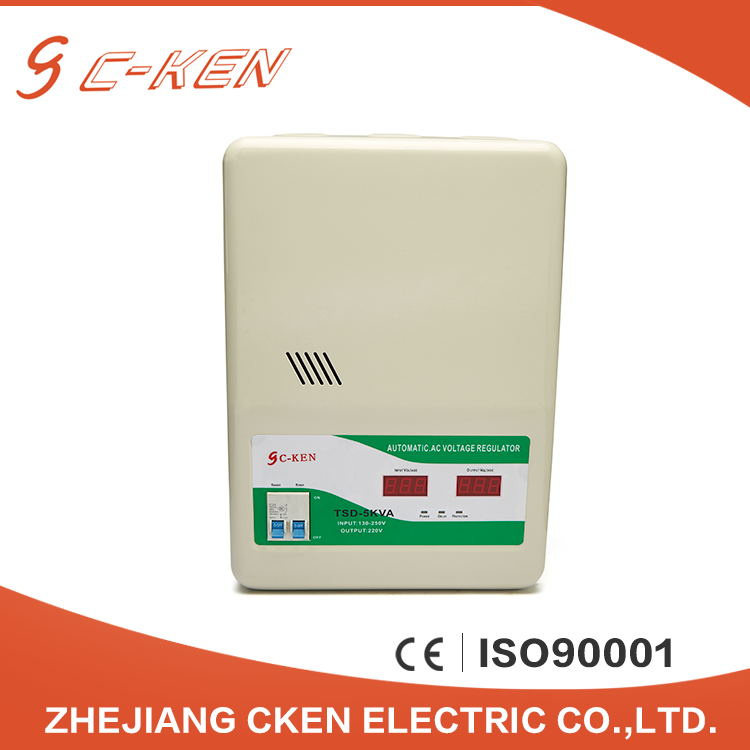 Single Phase Intelligent Wall Mounted Voltage Stabilizers, Tsd6000V AC Automatic Voltage Stabilizers 220V AC