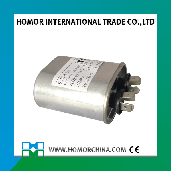 Aluminium AC Motor Kapasitor Run Cbb65