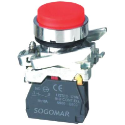 Xb4 Cabinet Panel Push Button Switch Sp-Bl42
