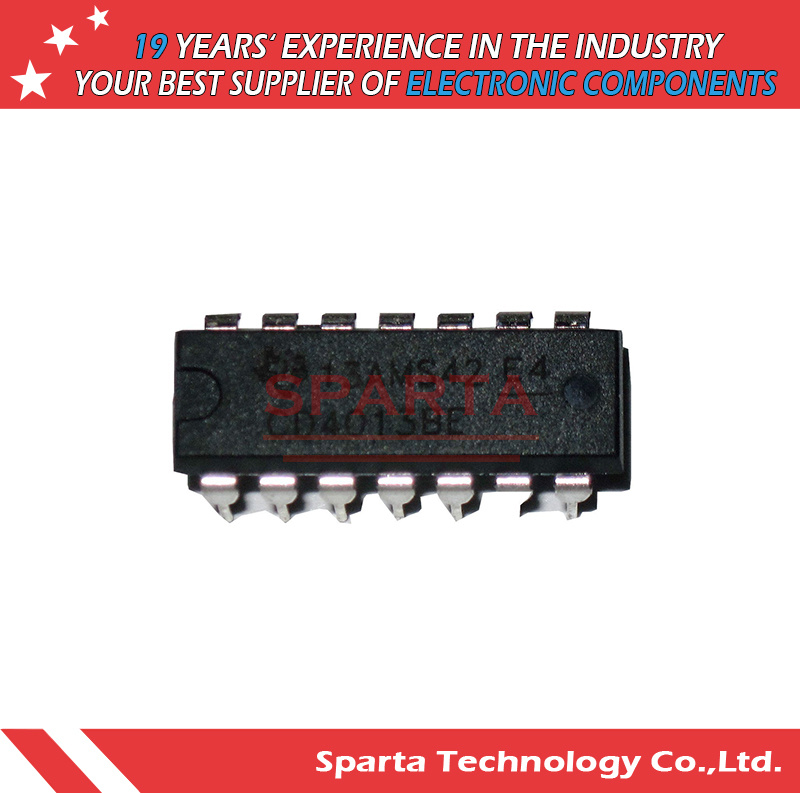 CD4013be CD4013 Hef4013bp DIP14 CMOS Dual D-Type Flip-Flop IC