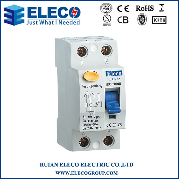 Hot Sale Residual Current Circuit Breaker with Ce (ELR Series)