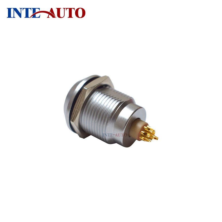 IP68 Waterproof Metal 16pin Panel Mount Connector