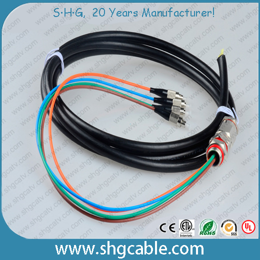 FC/Upc Single Mode Duplex Waterproof Fiber Optical Patch Cord
