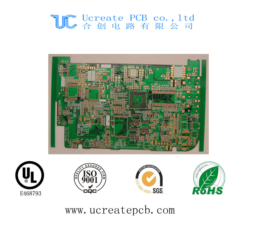 Top Quality BGA PCB Printed Circuit Board with 6 Layer