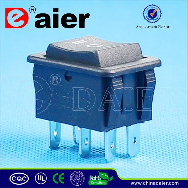 on-off-on 6pins Double Pole Rocker Switch