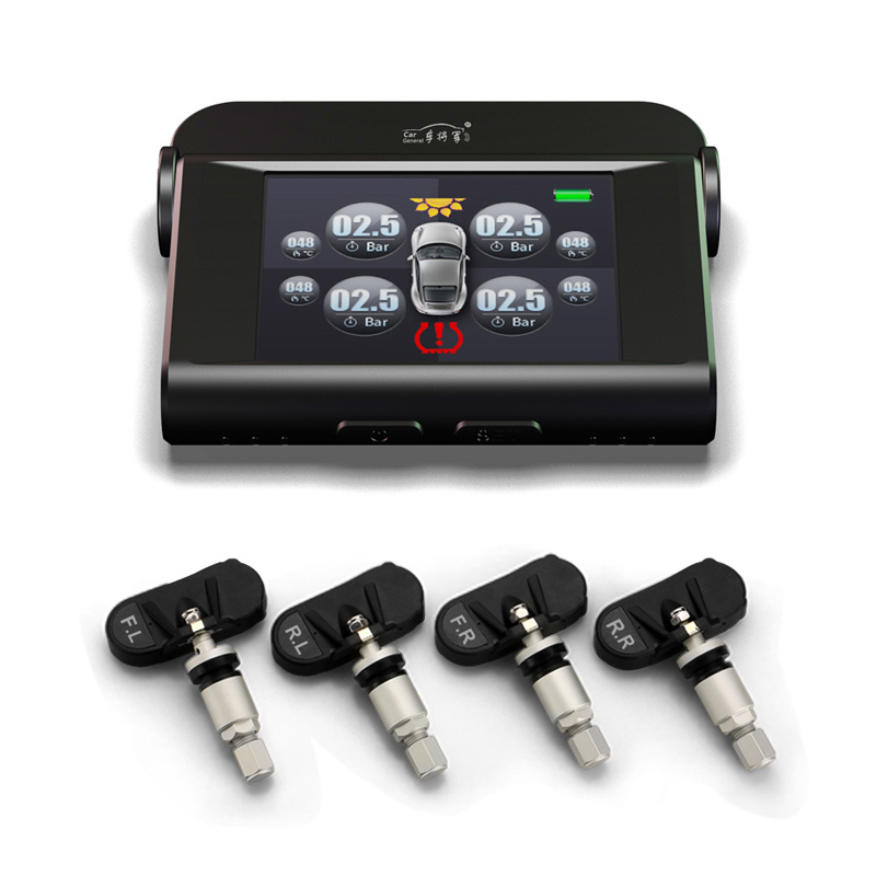 Popular Solar Power TFT Display Real-Time Monitoring The Pressure & Temperature TPMS