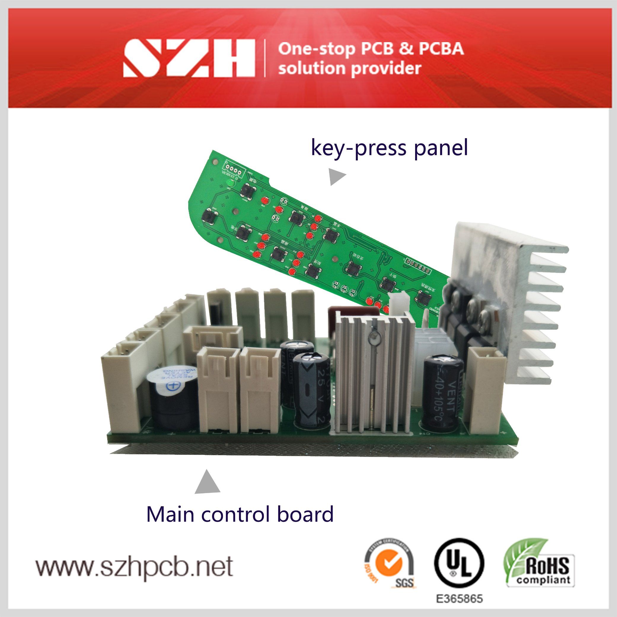 Fr-4 Multilayer Rigid Automatic Bidet Circuit Board PCB Manufacturer