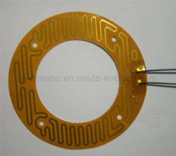 Round Polyimide Flexible Kapton Film Heater Pad with 3m Adhesive Backing