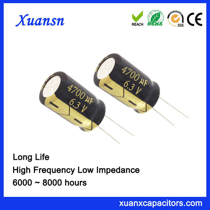 Radial Aluminum Electrolytic Capacitor 4700UF 6.3V