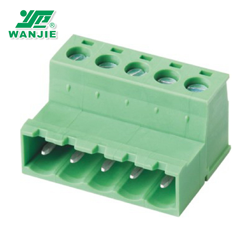 PCB Pluggable Terminal Block Male Female Electrical Connector Wj2edgkr/Krm, Pitch 5.08mm