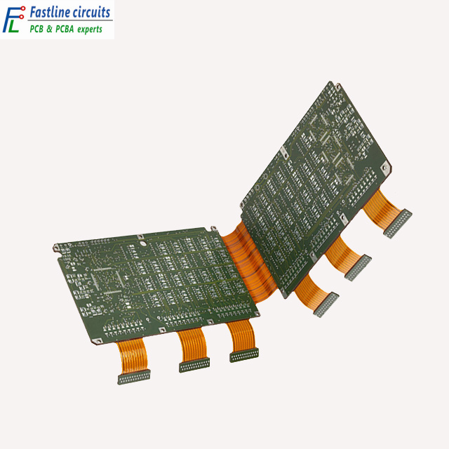 6 Layers Rigid Flex PCB Circuit Board Flex-Rigid Pressfit PCB for Industry Control