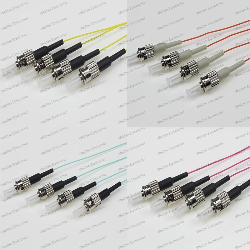 St/Upc Sm/mm/Om1/Om2/Om3/Om4 Sx 0.9 PVC/LSZH Pigtail Optical Fiber Patch Cord