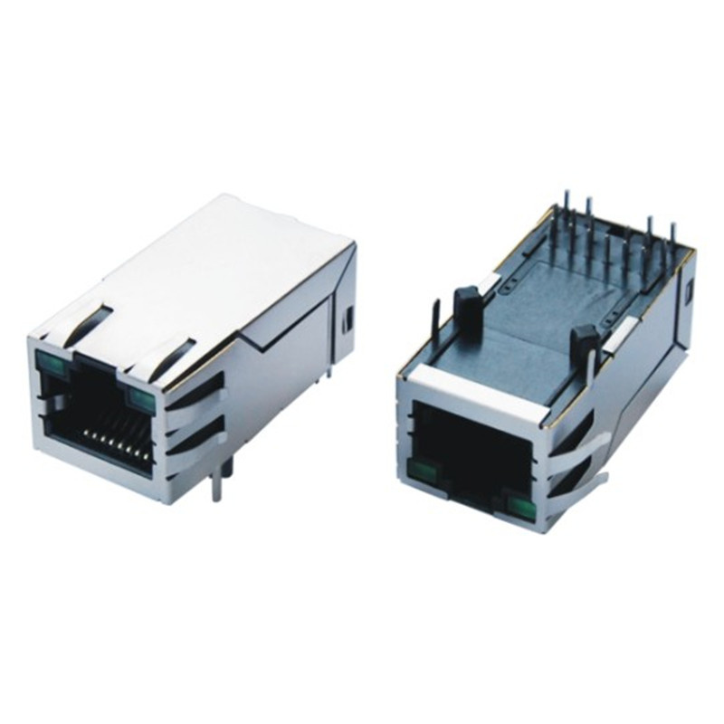 12 Pin 1000 Base-T Rj-45 Connector