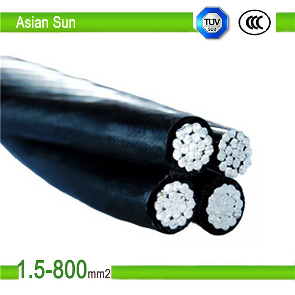 XLPE Insulated Overhead Professional ABC Cable, Aerial Bundle Cable