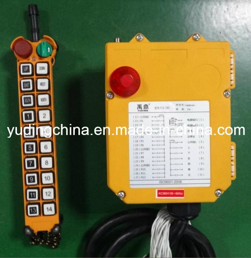Telecrane Wireless Industrial Remote Control, Shock Resistance F21-18s