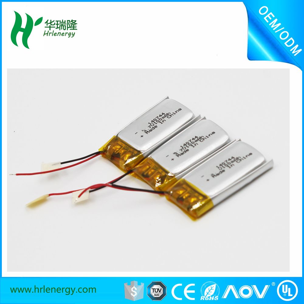 China Supplier 100mAh 3.7V Lithium Polymer Battery