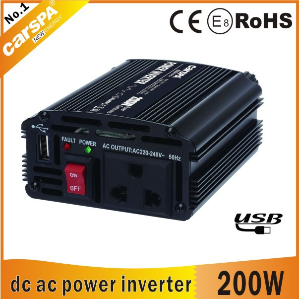 200W DC to AC Power Inverter with USB Port (CAR200U-200W)