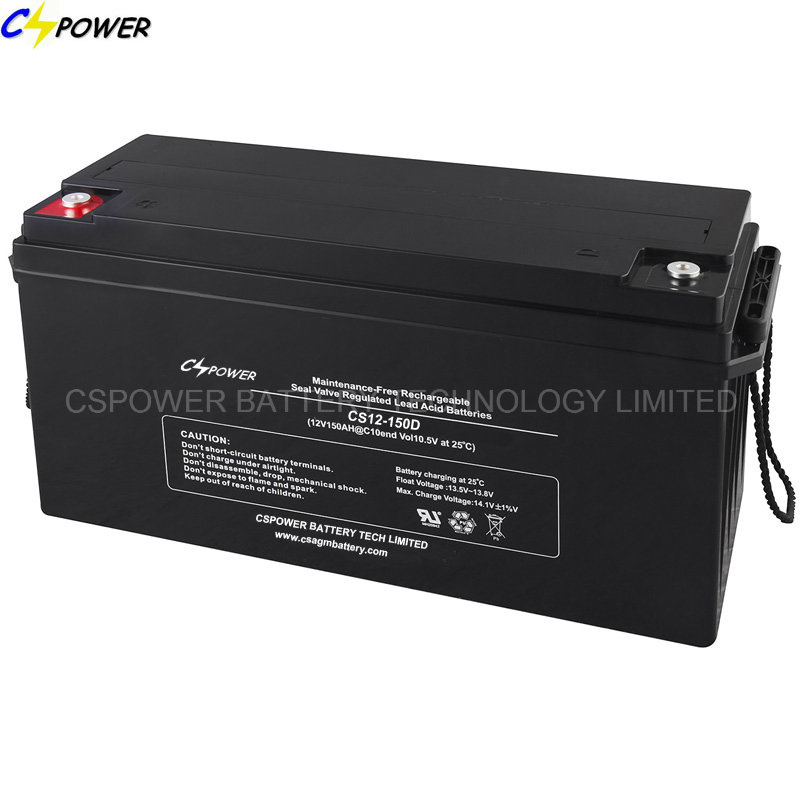 Deep Cycle AGM Battery for Solar Power System 12V150ah
