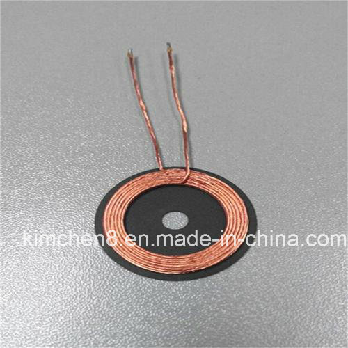 Self-Bonded Enamelled Wire Coil with Ferrite for Wireless Charger