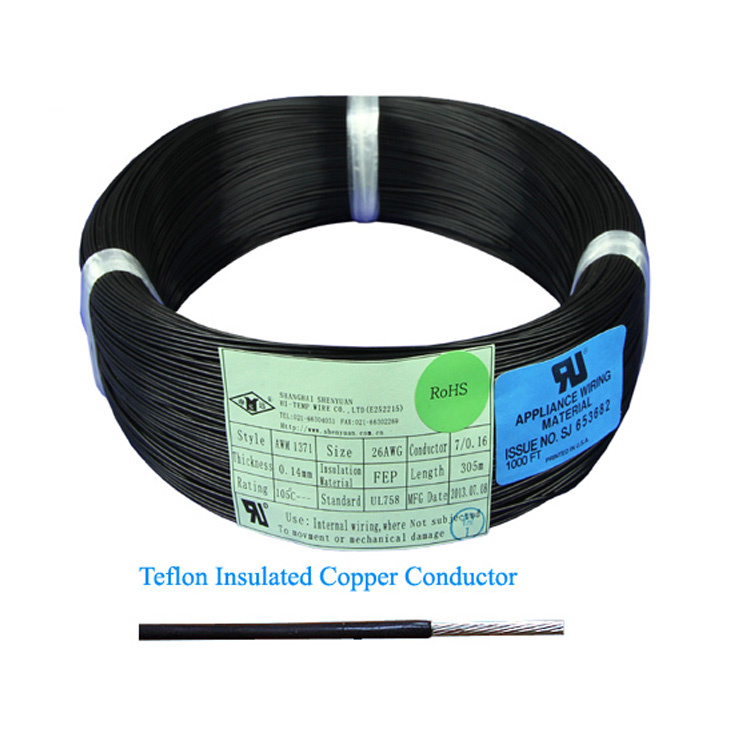 High Temperature UL Standard Electric FEP Insulated Wire