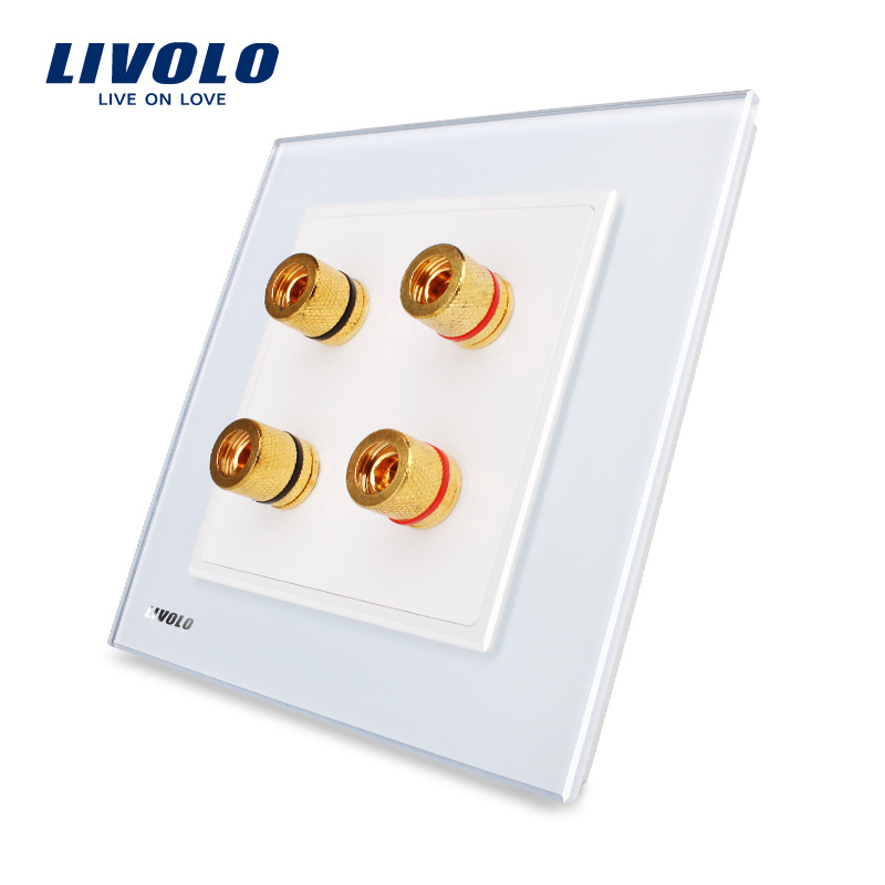 Livolo UK Standard New Style 4 Banana Socket Vl-W291y-11/12/13