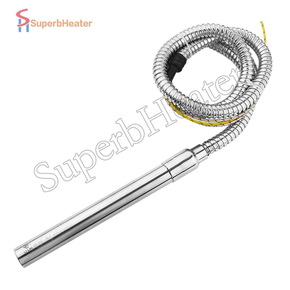 Straight Cartridge Heater with Soft-Pipe Protection