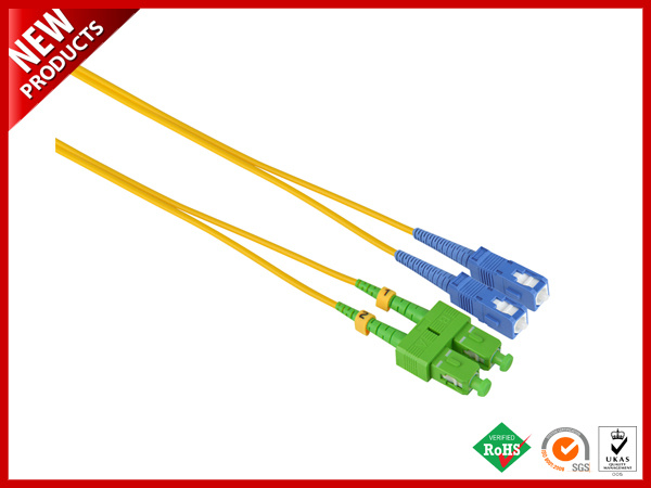 Fiber Optic LX. 5 Patchcord with Singlemode Yellow Outer Sheath