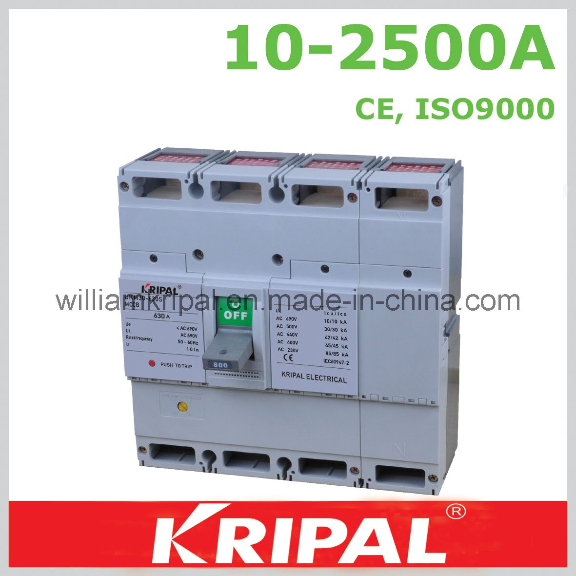 800A 4p MCCB Circuit Breaker