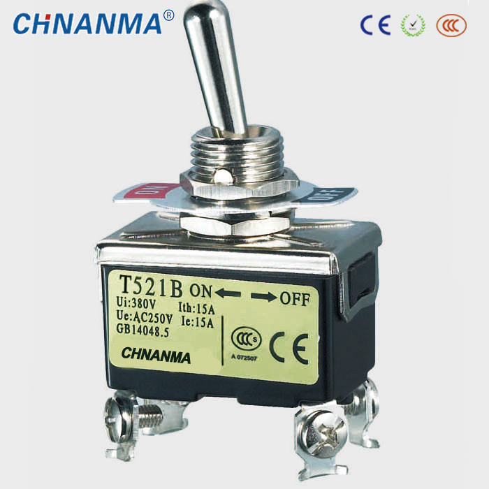 2 Way-4pins Metal Poles and Handle Toggle Switch