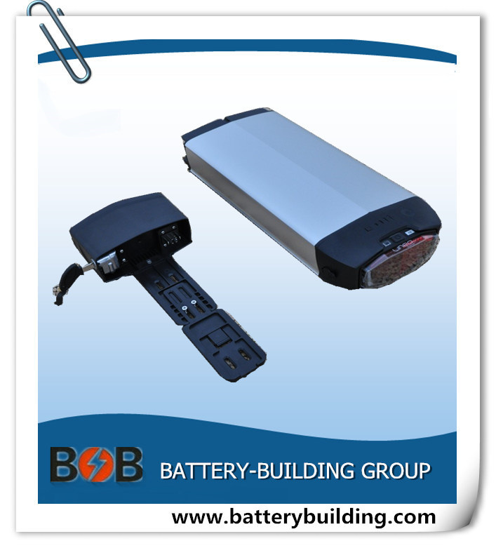 36V 10ah Rear Rack Battery Pack with Taillight E-Bike Battery