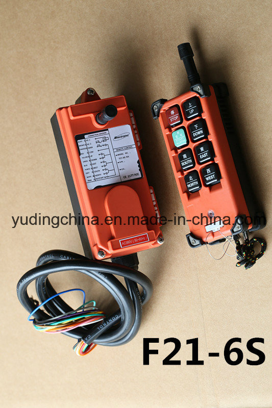 High Quality 24V 36V 220V 380V Wecan600s Transmitter Receiver Radio Remote Control F21-6s