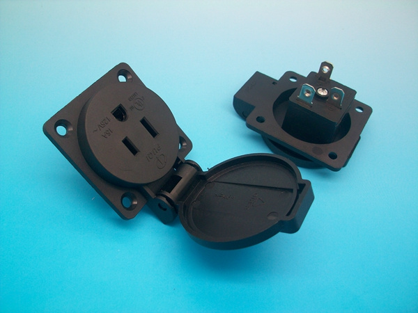 USA Waterproof Socket with Circular Lip