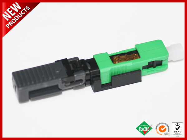 0.9mm Boot SC APC Optical Fast Connector